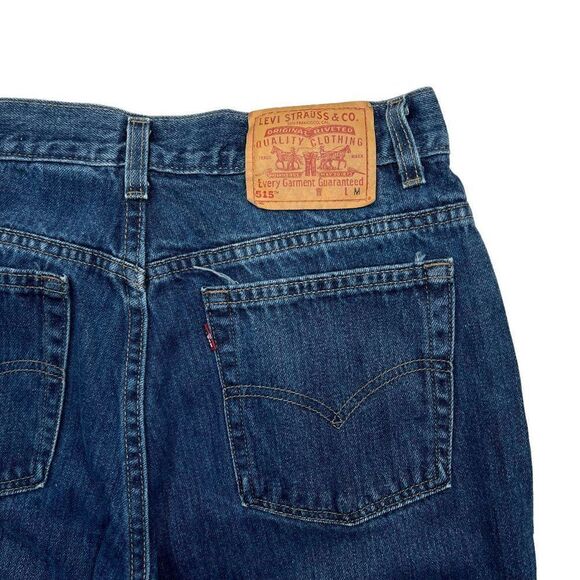 Levi's 515‎ Jeans Women's Size 12 Blue Bootcut Denim Jeans Made in USA! - Picture 7 of 10
